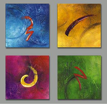 Dafen Oil Painting on canvas abstract -set150